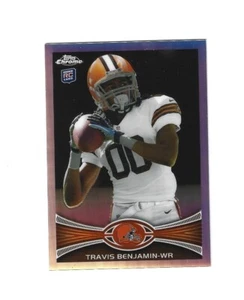 2012 Topps Chrome Refractors #43 Travis Benjamin CLEVELAND BROWNS - Picture 1 of 1