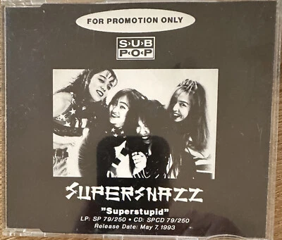 Supersnazz – Superstupid!  (D 93, Sub Pop – SPCD 79/250) Promo-CD - Bild 1 von 3