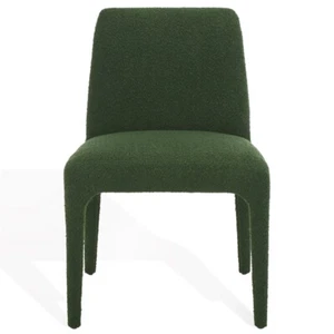 Safavieh Derrick Birch and Steel Dining Chair in Green - Picture 1 of 11