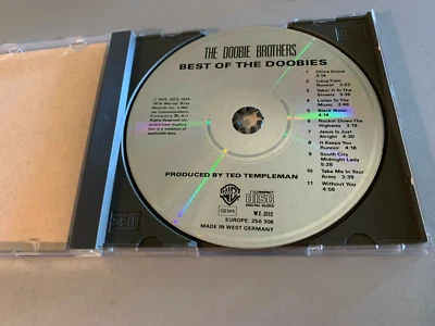 Doobie Brothers CD Best Of the Doobies West Germany VG+ - Image 1 of 3