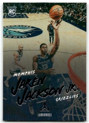 2018-19 PANINI CHRONICLES PINK JAREN JACKSON JR. RC MEMPHIS GRIZZLIES #144 - Image 1 of 2