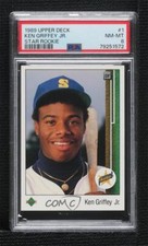 1989 Upper Deck Ken Griffey Jr #1 PSA 8 Rookie RC HOF