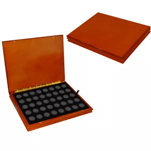 Caja de exhibición de roble para dólares presidenciales - Imagen 1 de 1