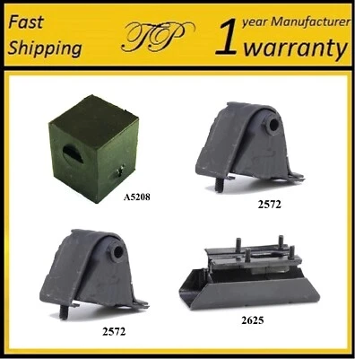 4PCS MOTOR & TRANS MOUNT FOR 1987-1990 Jeep Wagoneer 4.0L - Image 1 of 4