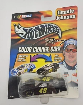 Coche Hot Wheels Jimmie Johnson cambio de color 1/64 #48 Lowes 2003 ~ sellado ~ Foto 1 de 4
