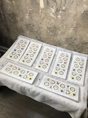 CAROL WILSON FINE ARTS - CAROL'S ROSE GARDEN EMBOSSED STICKERS - CHOOSE INITIAL