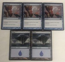 MTG 3x Switcheroo + 2x Island M13