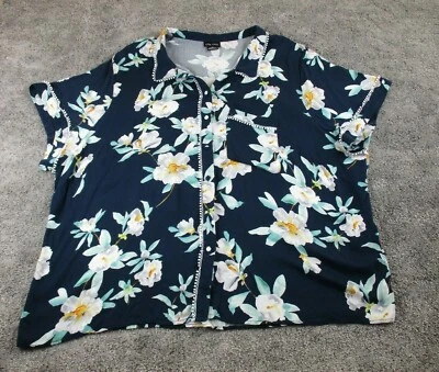 Camisón/pijama City Chic Prendas para dormir 2XL XXL Manga corta con botones Foto 1 de 4