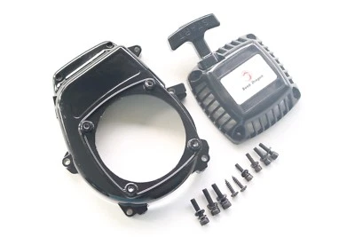 塑料黑色拉起动器及发动机盖适用于 CY Zenoah HPI Baja 5B 5SC Rovan — 第 1/4 张图片