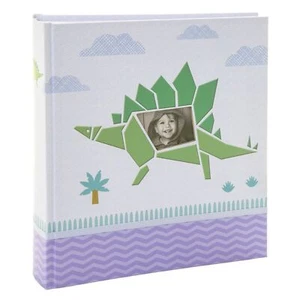Kusso Green Dinosaur Children’s Photo Album 200 Photos 6x4" / 10x15cm - YDN101GN - Picture 1 of 7