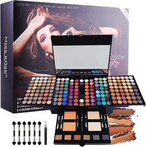 180 Colori Palette Ombretti Cosmetico Tavolozza per Trucco Occhi Con Correttore  - Foto 1 di 12