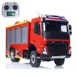 RC Car 1/14 Radio Controlled Sprinkler Fire Truck Axles Water Spraying Model - Picture 1 of 16
