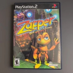 Zapper One Wicked Cricket Sony PlayStation 2 PS2 completo di manuale CIB - Foto 1 di 5