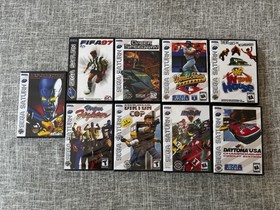 Sega Saturn Game Lot W/ Replacement Cases!