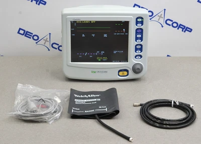 CritiCare Systems nGenuity 8100EP Display Unit W/ 3 Lead Cables, Temp, & NiBP - Image 1 of 4