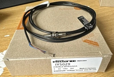 IFM IY5029 Inductive Proximity Sensor Switch M5 DC PNP NO IYB30 8-BPKG/V2A - Image 1 of 4