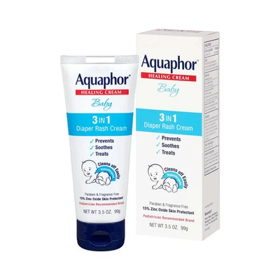 Crema curativa Aquaphor para bebé 3 en 1 crema para dermatitis del pañal Foto 1 de 3
