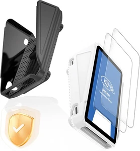 2PC Square Terminal Screen Protector and Protective Case【Model:Square black - Picture 1 of 7