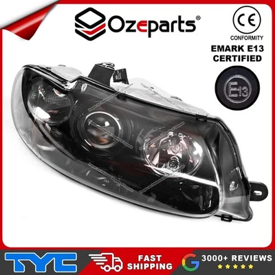 RH RHS Right Hand Head Light Black Projector Type For Holden Monaro VX VY 01~04 - Image 1 of 4