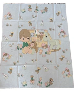 Precious Moments Panel Cotton Fabric By Spectrix 35" x 46" Vintage Baby Shower - Picture 1 of 8