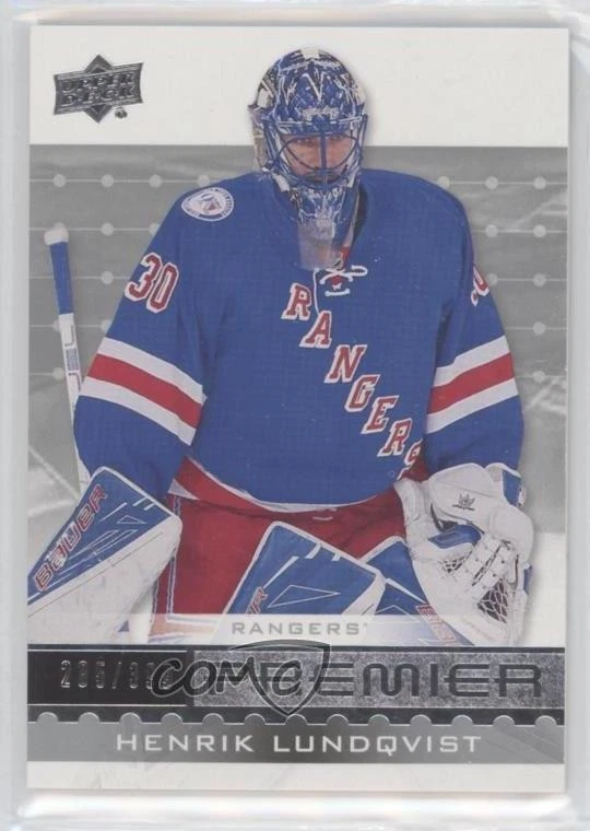 2016-17 Upper Deck Premier /399 Henrik Lundqvist #30 HOF - Image 1 of 2