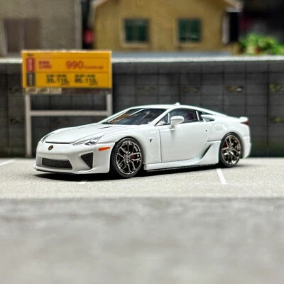 FH 1/64 比例雷克萨斯 LFA 白色压铸汽车模型玩具收藏礼品全新带盒 — 第 1/4 张图片
