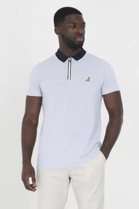 Brave Soul Men's Polo T-shirts Short Sleeve Cotton Tee Classic - Picture 1 of 4