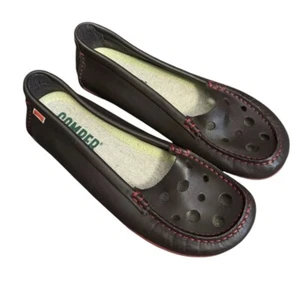 Camper Women's Brown Leather Loafers Size 7 - Picture 1 of 4