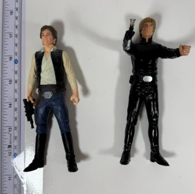 Figura Hasbro Star Wars Luke Skywalker 2013 Jedi Knight & Han Solo 2015 leer Foto 1 de 2