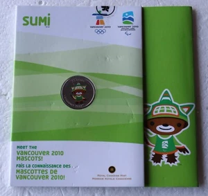 Sumi meet the mascot coin  Authentic  2010 Vancouver Olympic Coin - Picture 1 of 3