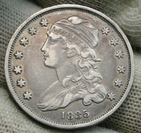1835 Capped Bust Quarter Cover