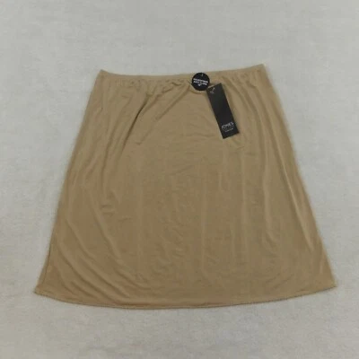Jones New York Media Slip Mujer Grande Beige Microfibra Anti Adhesión Firma 19" Foto 1 de 4