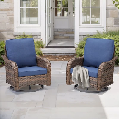 Juego de muebles de patio de exterior sofá seccional de exterior sofá de mimbre de ratán con mesa Foto 1 de 4