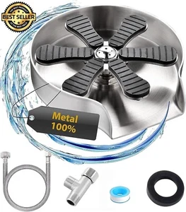 Automatic Glass Rinser Faucet Bottle Washer Cup Cleaner For Sink Attachment New - Picture 1 of 6
