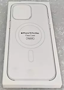 Genuine Apple MT233ZM/A iPhone 15 Pro Max Polycarbonate Case with MagSafe–Clear - Picture 1 of 4