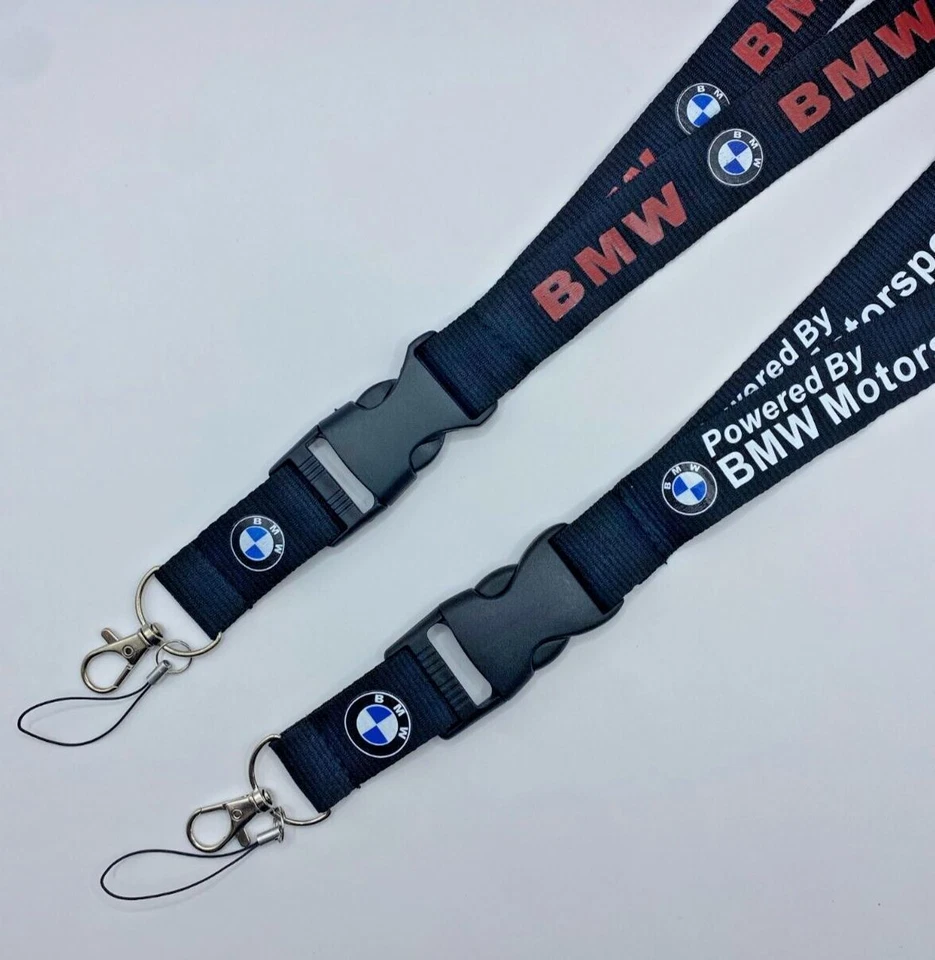BMW Lanyard Powered By BMW Motorsport M Performance M-Sport Branded Lanyard Logo - Image 1 of 1