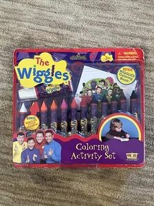 Wiggles Coloring Art Activity Set 2003 New Old Stock Buntstifte und Anspitzer LESEN - Bild 1 von 4