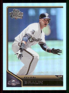 2011 Topps Lineage Diamond Anniversary Refractors #147 Ryan Braun - Picture 1 of 2