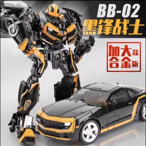 Enlarged alloy version.BB02 Dark Hornet Warrior Sports car model robot toy - Picture 1 of 6