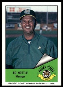 1984 Cramer Tacoma Tigers Ed Nottle Tacoma Tigers #90