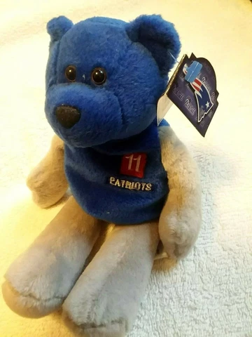 1999 New England Patriots ~ Limited Treasures Pro Bear ~ DREW BLEDSOE  #11 ~ NWT Cover