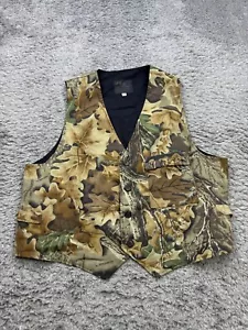 Vtg Classic Camo Vest Men Large Advantage Dove Duck Hunting Game Bag Made In USA - Picture 1 of 9