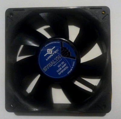 Vantec Stealth Double Ball Bearing Computer Case Fan 120mm 12cm - Image 1 of 4