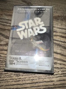 Rare - Star Wars John Williams Score A Saga In Outer Space cassette - Picture 1 of 3
