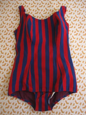 Maillot de Bain Piscine plage 70'S Florine Pop Vintage Femme - 46 N - Photo 1/4