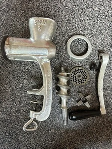 SWM #8 Cast Iron Meat Grinder made in Germany Pre Owned Excellent Condition - Picture 1 of 8