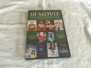 10 Movie Family Fun Holiday Pack (DVD, 2013, 3-Disc Set) - Imagen 1 de 4