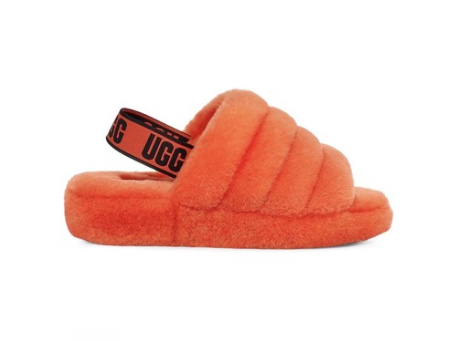 Arancione ugg lanugine sì scivoli