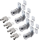 Tubular Cam Lock Cabinet Lock,Keyed Alike Removable Key, 1-1/4" Cam and Offset C