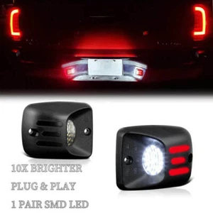 2x Red OLED Tube White SMD LED License Plate Light For Toyota Tacoma 95-04 - Picture 1 of 12